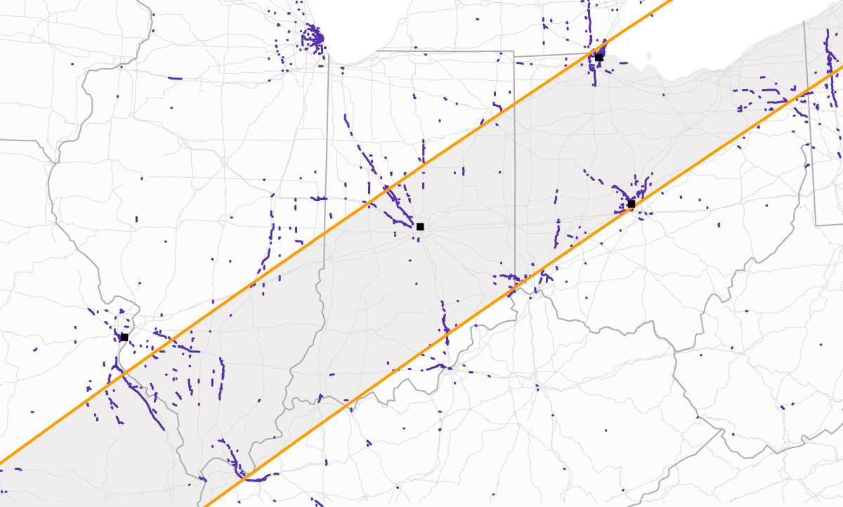 Post eclipse midwewst traffic