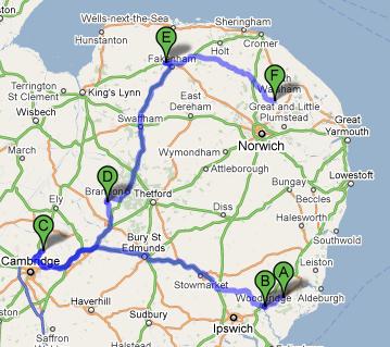 Map of Lakenheath-Bentwaters case