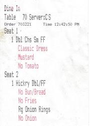 the order