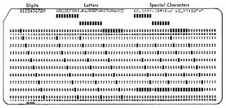 IBM punch card